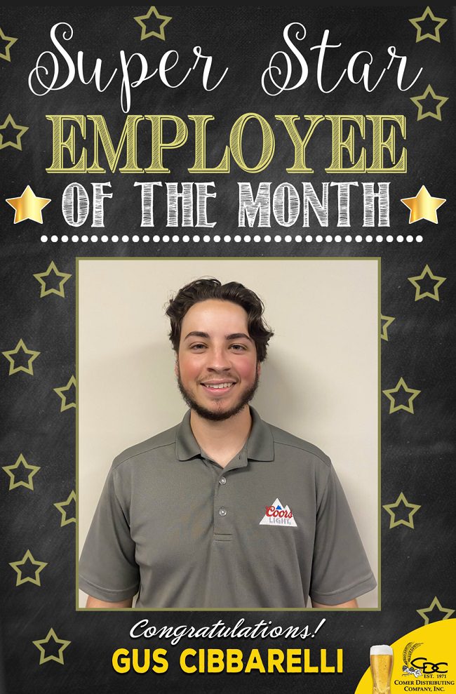 Will Funderburk's employee of the month photo.