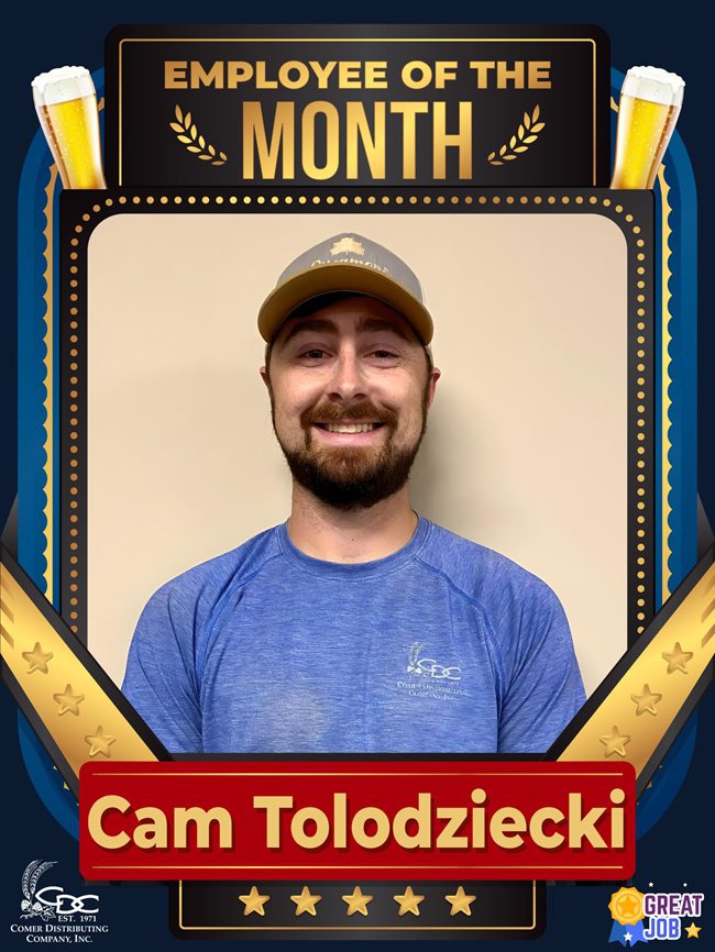 An employee of the month photo of Shawn Kyle