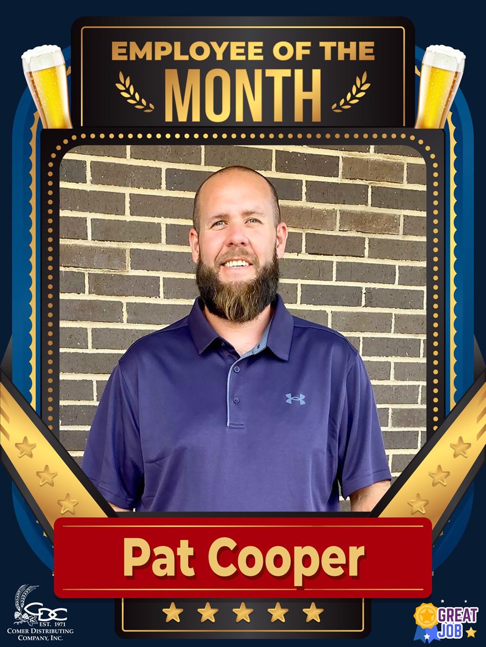 An employee of the month photo of Shawn Kyle