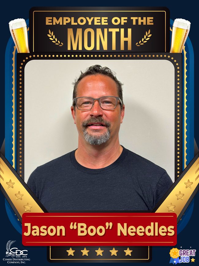 An employee of the month photo of Shawn Kyle