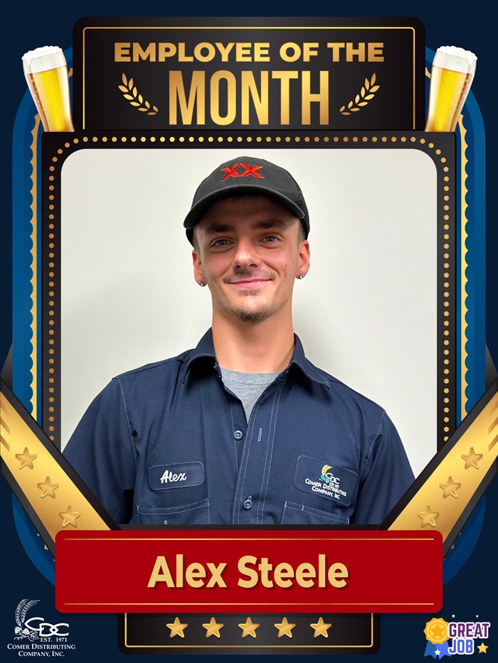 An employee of the month photo of Shawn Kyle