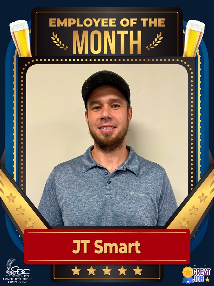 An employee of the month photo of Shawn Kyle